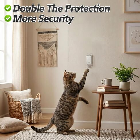 4 Pack Light Switch Cover Guard Child Proof Light Switch Cover | Wall Switches Protector Case Safety Covers for Rocker Protects Lights or Switches from Being Accidentally Turned ON or Off in Saudi Arabia