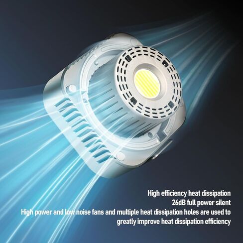 100W RGB Video Light, High Brightness, Adjustable Color Temperature, Fill Lamp for Photography, Outdoor , Portable in Saudi Arabia