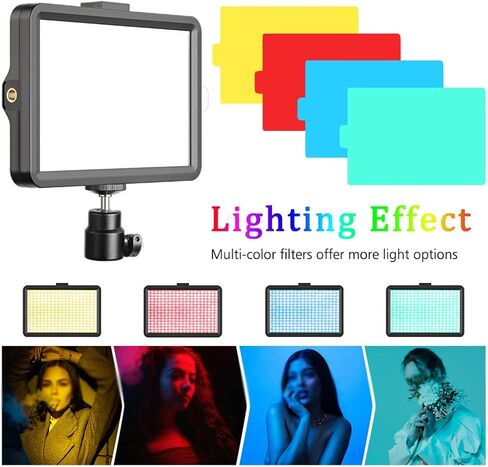 8 inch Photography Dimmable Flat-Panel Fill Lamp 3300-5600K LED Video Light for Live Streaming Photo Studio Panel in Kuwait