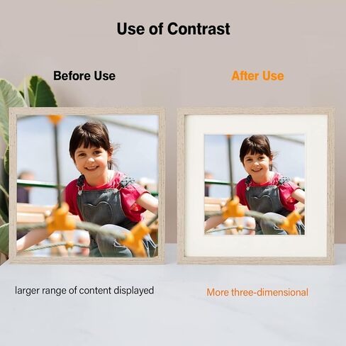 8pcs 8x8 Picture Mats, Photo Mats for 5.5x5.5 Inch Image Photo Frames Inside Acid Free for Photo Frame/Posters Prints/Paintings - 1.5mm Thickness/Cream-Colored in Saudi Arabia