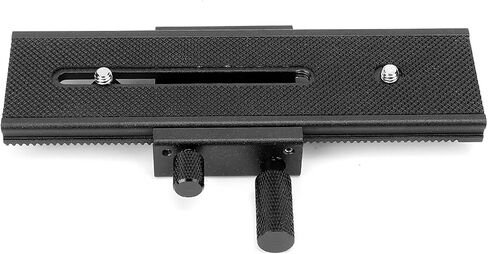 2 Way Macro Focusing Rail Slider, Camera Rail Slider for Close Up, Precision Dual Direction Adjustment with 1/4" Mounting Screw, Alloy Macro Focus Slider for in Saudi Arabia