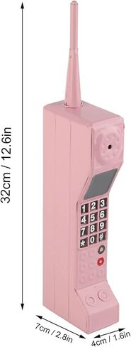 Cell Phone Ornament, Retro Cellphone Model Old Fashioned Cellular Phone Model Ornament Vintage Simulation Photographic Props for Party Decorations Supplies Home Stage () in Kuwait