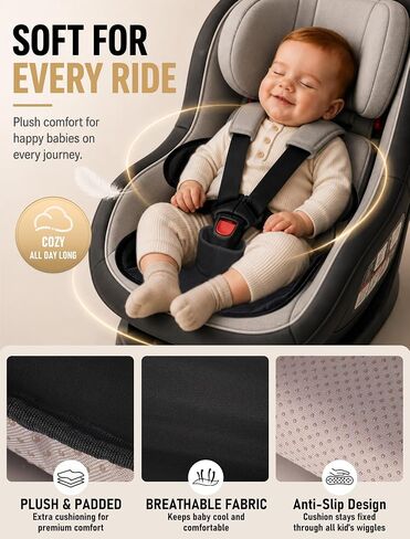 Potty Car Seat Protector, Waterproof Piddle Pad for Baby Toddlers | Universal Buckle seat fit, Full Coverage, Non-slip Base, Breathable, Blocks Spills & Urine Leaks, Machine Washable & Reusable in Saudi Arabia