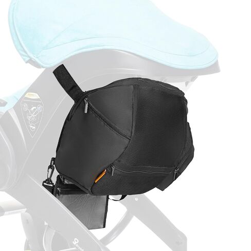 Storage Bag Compatible with Doona Car Seat Stroller, Stroller Accessories, Large Capacity, Diaper Bag Accessories, Wearable/Handle Backpack, Stroller Organizer Bag Carry-All Parent Organizer (Black) in Saudi Arabia