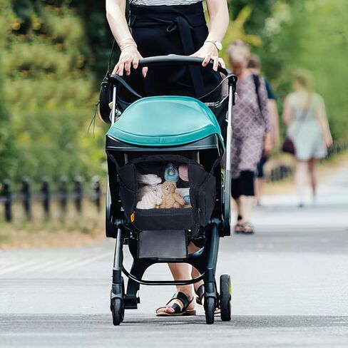 Storage Bag Compatible with Doona Car Seat Stroller, Stroller Accessories, Large Capacity, Diaper Bag Accessories, Wearable/Handle Backpack, Stroller Organizer Bag Carry-All Parent Organizer (Black) in Saudi Arabia