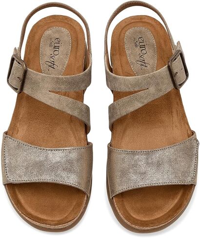 EuroSoft Womens Halle Gold/Taupe 7 B - Medium in Saudi Arabia