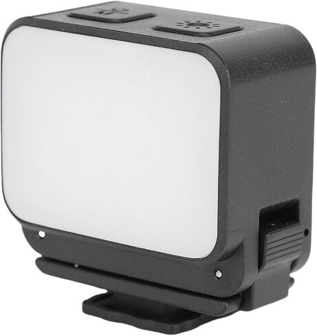 LED Camera Light with Cold Shoe Mount and 1/4in Screw Hole, Suitable for Action 5 4 Camera, 3000K-8700K Fill Light in Saudi Arabia