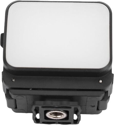 LED Camera Light with Cold Shoe Mount and 1/4in Screw Hole, Suitable for Action 5 4 Camera, 3000K-8700K Fill Light in Saudi Arabia
