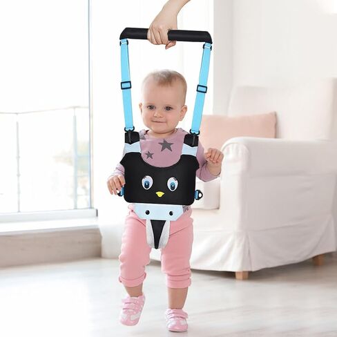 Surakey Baby Walking Harness - Handheld Kids Walker Helper - Toddler Walker Harness Adjustable Assistant Belt - Help Infant Learning Walk Support Assist Trainer Tool for 7-24 Month Old (Pink) in Saudi Arabia