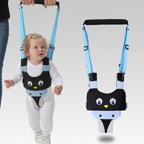 Surakey Baby Walking Harness - Handheld Kids Walker Helper - Toddler Walker Harness Adjustable Assistant Belt - Help Infant Learning Walk Support Assist Trainer Tool for 7-24 Month Old (Pink) in Saudi Arabia