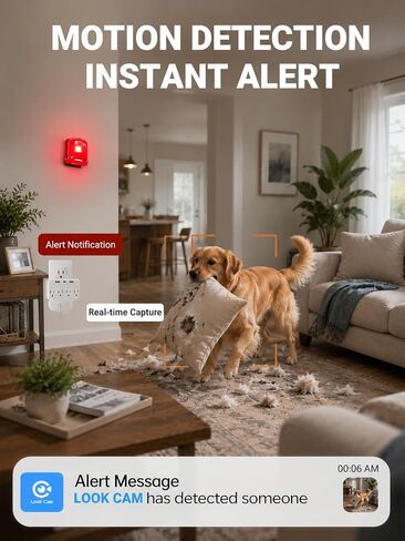 1080P HD WiFi Wall Outlet Camera, Motion Detection Surveillance Cam, Loop Recording Supported, No Audio Indoor Monitor for Baby Pet Home Office in Saudi Arabia