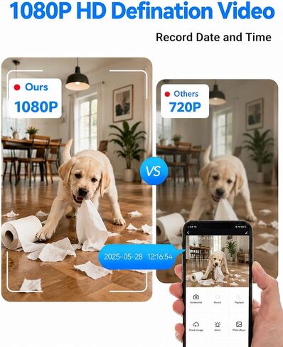 1080P HD WiFi Wall Outlet Camera, Motion Detection Surveillance Cam, Loop Recording Supported, No Audio Indoor Monitor for Baby Pet Home Office in Saudi Arabia