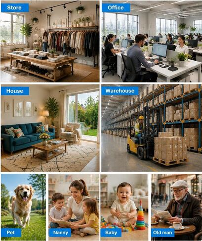 1080P HD WiFi Wall Outlet Camera, Motion Detection Surveillance Cam, Loop Recording Supported, No Audio Indoor Monitor for Baby Pet Home Office in Saudi Arabia