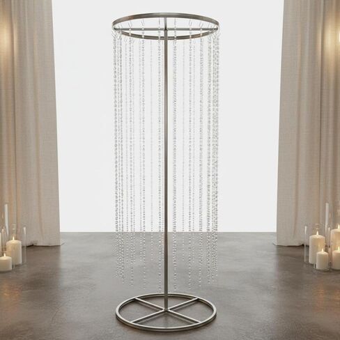 Wreath Frame Round Wedding Arch Backdrop Stand Circular Frame Ceremony Archway Base Structure Iron Construction Adjustable Telescopic Mechanism , Gold , 40 Cm in Saudi Arabia