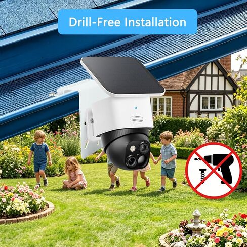 2 Pack Gutter Mount Bracket Compatible with Eufy SoloCam S340 E30 E42 S330 | No-Drill Installation, Rustproof Metal Security Camera Holder, Weatherproof Outdoor Bracket, Easy to Install, White in Saudi Arabia