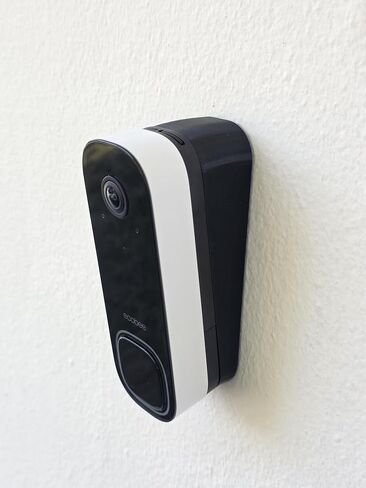 حامل إسفين بزاوية عمودية 10 درجات متوافق مع كاميرا جرس باب الفيديو الذكية من ecobee ودعامة إمالة لأسفل. مقاومة للأشعة فوق البنفسجية مطبوعة ثلاثية الأبعاد in Saudi Arabia