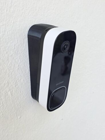 حامل إسفين بزاوية عمودية 10 درجات متوافق مع كاميرا جرس باب الفيديو الذكية من ecobee ودعامة إمالة لأسفل. مقاومة للأشعة فوق البنفسجية مطبوعة ثلاثية الأبعاد in Saudi Arabia