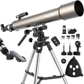 Astronomy Telescope for Adults & Professionals, 90mm Aperture 1000mm with Dual Slow-Motion Rods - for Ultra-Smooth & Precise Tracking, Telescope for Adults high Powered for Moon & Planets in Saudi Arabia
