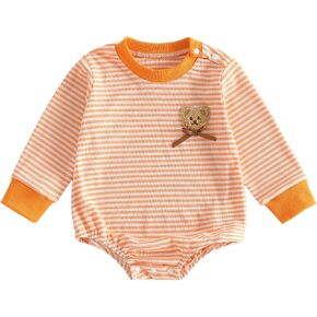 Douhoow Baby Sweatshirt Romper Long Sleeve Bear Embroidery Bodysuit Infant Boy Girl Fall Winter Festival Clothes in Saudi Arabia