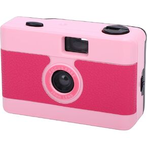 35mm Film Camera, Vintage Style Reusable Compact with Built in Flash for Travel Photography and Special Events Black High Grade ABS Material 28mm Lens in Saudi Arabia