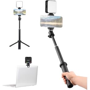 Versatile W64RGB Portable RGB LED Video Light Kit High Brightness CRI95+ 2500K-9000K Dimmable 20 Lighting Effects, for DSLR Camera Fillin Light in Saudi Arabia