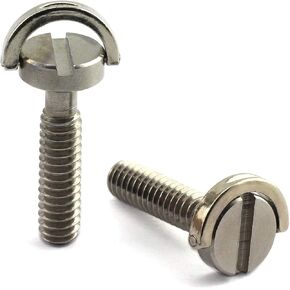 HJ Garden 2pcs 1/4-20 Thread D-Ring Stainless Steel Camera Fixing Screws for Camera Tripod Monopod QR Plate,D Shaft Quick Release Plate Mounting Screw 30mm Length in Saudi Arabia