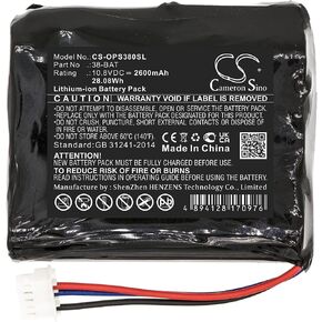 Cameron Sino Battery for Olympus 38DL Plus Ultrasonic Thickness PN:Olympus 38-BAT 2600mAh / 28.08Wh in Saudi Arabia