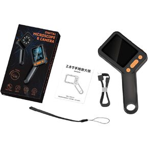 Educational Digital Microscope with 2.8 Inch Screen 1000X Magnification LED Light Adults Microscope with Photo Storage in Saudi Arabia