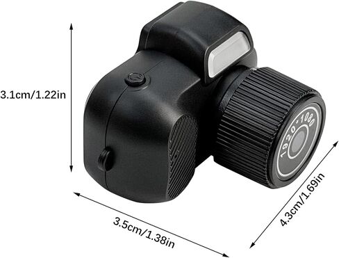 Mini Keychain Camera, Keychain Digital Camera 1080P Video Flip Screen | Ultra Portable Pocket Camera for Travel Vlogging Beginners Selfie and Daily Recording, Lightweight Retro Design in Saudi Arabia