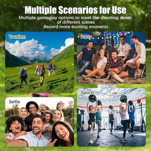 Mini Keychain Camera, Keychain Digital Camera 1080P Video Flip Screen | Ultra Portable Pocket Camera for Travel Vlogging Beginners Selfie and Daily Recording, Lightweight Retro Design in Saudi Arabia