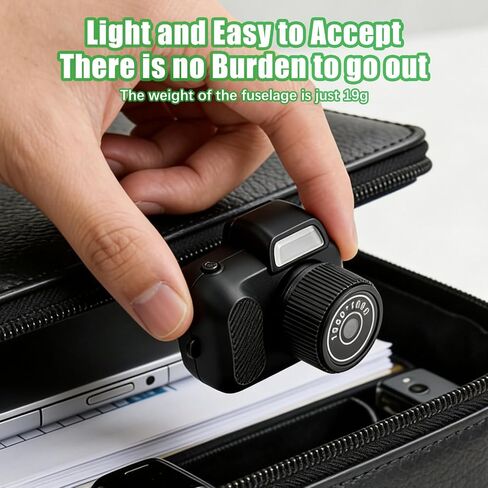 Mini Keychain Camera, Keychain Digital Camera 1080P Video Flip Screen | Ultra Portable Pocket Camera for Travel Vlogging Beginners Selfie and Daily Recording, Lightweight Retro Design in Saudi Arabia