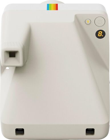 Polaroid Now Generation 3 i-Type Instant Camera (Pebble White) with 8 i-Type Color Film Starter Bundle + Charging Cable and Cleaning Cloth in Kuwait