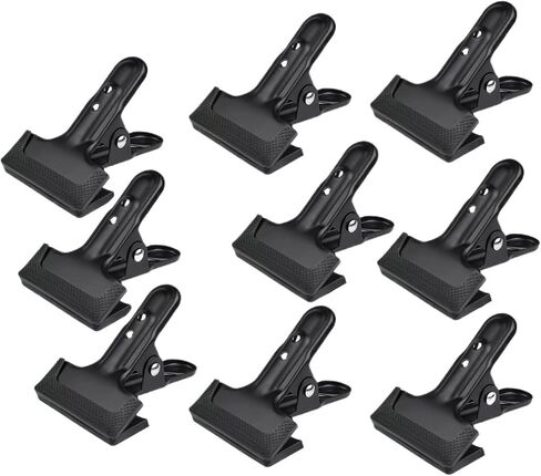 10Pcs Backdrop Clips for Photography Studio Background Stand Holder Photo Equipment | Heavy-duty clamps for seamless backdrop setup. Secure grip, easy to adjust. in Saudi Arabia