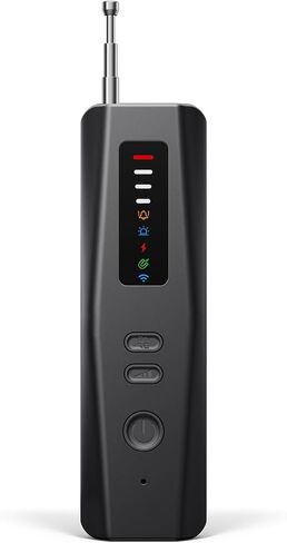 Hidden Camera Detectors, Advanced Anti-Spy Technology RF Signal GPS Tracker Finder, Wireless Bug Sweeper with Magnetic Detection for Home Office Travel Security, Real-Time Alarm in Saudi Arabia