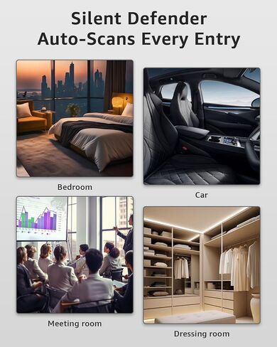 Hidden Camera Detectors, Advanced Anti-Spy Technology RF Signal GPS Tracker Finder, Wireless Bug Sweeper with Magnetic Detection for Home Office Travel Security, Real-Time Alarm in Saudi Arabia