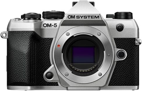 OM SYSTEM OM-5 Mark II Camera (Silver) with 40-150mm f/4 Lens Bundle | 20.4 Megapixel 4/3 Live Mos, 4K Video Recording and Truepic Ix Image Processor in Kuwait
