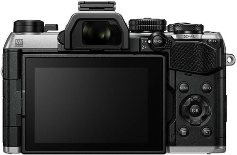 OM SYSTEM OM-5 Mark II Camera (Silver) with 40-150mm f/4 Lens Bundle | 20.4 Megapixel 4/3 Live Mos, 4K Video Recording and Truepic Ix Image Processor in Kuwait
