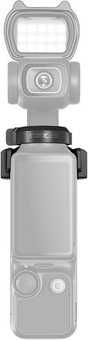 Mini Magnetic LED Fill Light 3 Lighting Mode 3 Levels Brightness for Outdoor Video Grey in Saudi Arabia