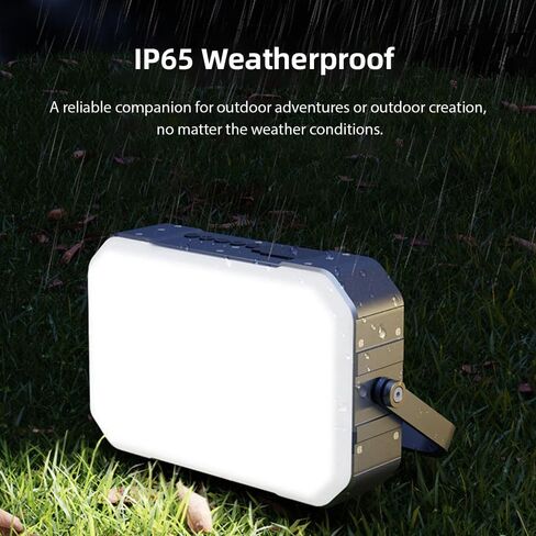 Portable RGB LED Video Light for Outdoor Vlog & Photography, 10000mAh Battery, IP65, for Camping (#1) in Saudi Arabia