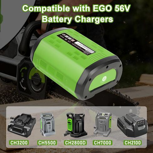 10Ah 56v Battery, 56v Replacement for EGO Battery | Compatible with All 56V EGO Cordless Power Tools BA4480T BA6720T BA5600T BA4200T BA3360T BA2800T BA2242T BA1400T BA4200 in Saudi Arabia