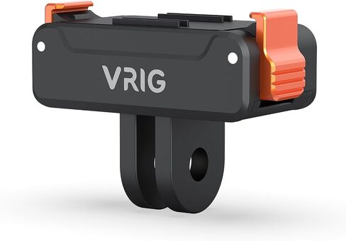 VRIG Magnetic Quick Release Mount for DJI Osmo Action 5Pro/4/3,Osmo 360, Magnetic Quick Release Adapter with 1/4" Screw Thread & Foldable Connector for Tripods, Selfie Sticks, Vlogging in Saudi Arabia