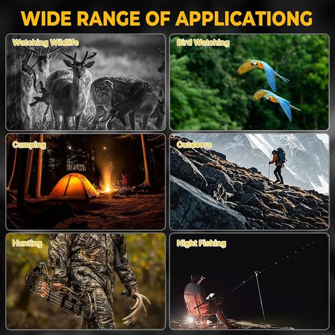 4K Night Vision Goggles Head Mounted for Adults,Long Range Detection,984FT Rechargeable Infrared Digital Binoculars,8X Digital Zoom,Hands Free Night-Vision Goggles with 32GB TF Card in Saudi Arabia