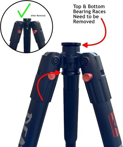 BOG DeathGrip Ball Head Conversion Kit | Ball Head Adapter + Arca-Swiss Saddle Mount | for use with BOG DeathGrip Tripod in Saudi Arabia