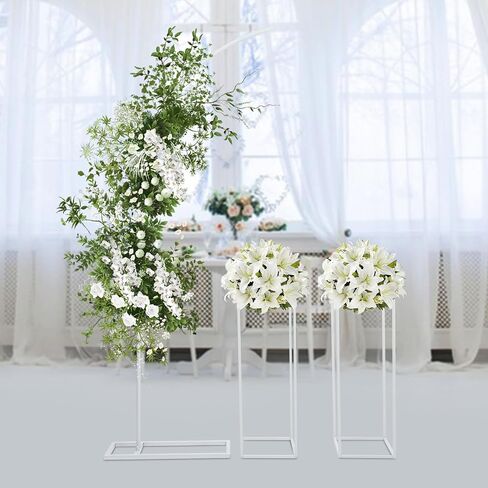Wedding Arch Stand Decorative Backdrop Stand for Indoor Outdoor Wedding Party Ceremony Anniversary Balloon Flower Rectangular Bases 22.05 lbs Load Capacity in Saudi Arabia