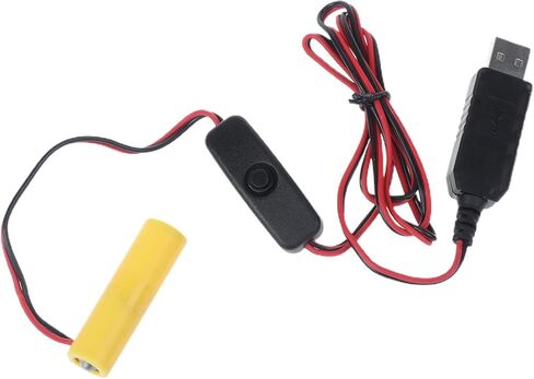 AA Battery Eliminator 1.5V Replace 1 AA Battery,USB Power Supply Cable,Battery Replacement for AA Battery (100cm) in Saudi Arabia
