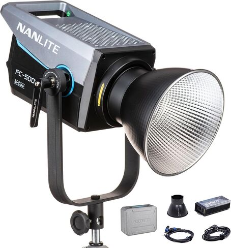 Nanlite FC-500B 520W Bi-Color LED Video Light + FL-20G 10-45° Bowens Mount Fresnel Lens Kit Bundle in Saudi Arabia