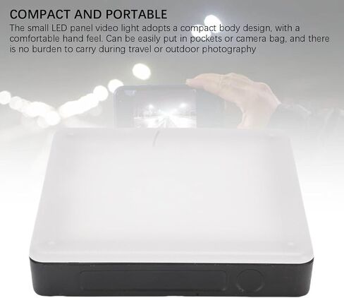 Touch Control RGB Video Lights, LED Camera Light 360° Full Color Portable Photography Lighting, LED Light Panel with 4 Color Films & Adjustable Temperature, Ideal for Video in Saudi Arabia