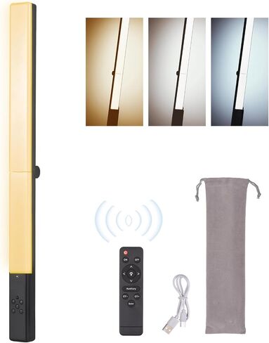 Adjustable Color Temperature LED Light Stick 20W Bicolor Foldable USB Powered Stick Light for Online Teaching Webinar Workshop in Saudi Arabia