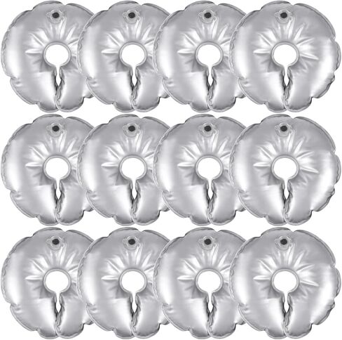 12 Pcs Water Weight Bags, Openable U Shaped Fillable Bags for Backdrop Stands and Balloon Arch Weights, Arch Frame Weighted Bases for Outdoor and Indoor Weddings, Graduations, Parties in Saudi Arabia