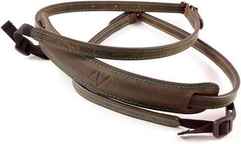 Lusso Tuscany Leather Slim Handmade Washed Leather Camera Strap w/Universal Fit Kit, Green/Cyan (2SP01BWW2830) in Saudi Arabia